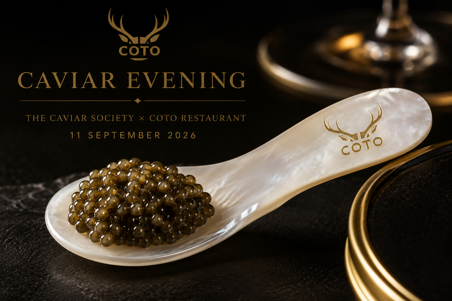The Caviar Society x Coto Restaurant - Caviar Evening - 11th September 2026